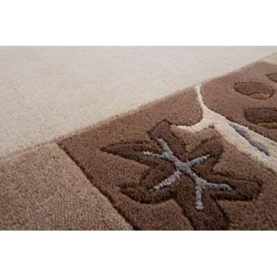 THEKO Royal Ganges Beige Wollteppich 150cm - Rug THEKO Royal Ganges Beige Wollteppich 150cm - Rug
