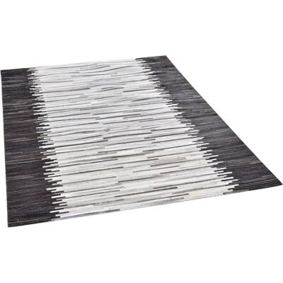 THEKO Kobe-Streifen Silber Teppich - Teppich THEKO Kobe-Streifen Silber Teppich - Teppich
