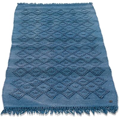 TOM TAILOR HOME Vintage Wash Baumwolle Badteppich - Rechteckig, Blau TOM TAILOR HOME Vintage Wash Baumwolle Badteppich - Rechteckig, Blau