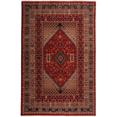 THEKO Wollteppich Rot 250cm - Wohnzimmer Teppiche THEKO Wollteppich Rot 250cm - Wohnzimmer Teppiche