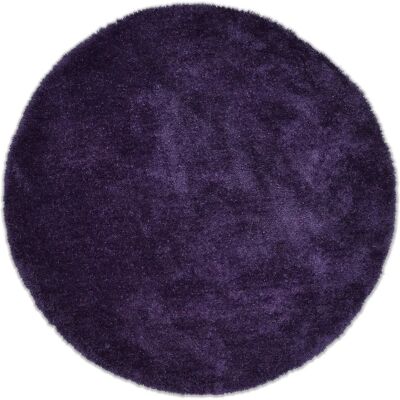 TOM TAILOR HOME Rund Violett Hochflor Teppich - Teppich TOM TAILOR HOME Rund Violett Hochflor Teppich - Teppich