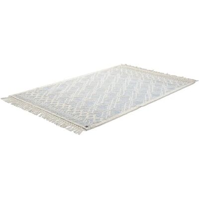 Tom Tailor Blau Ethno Wolle Teppich - Teppich Tom Tailor Blau Ethno Wolle Teppich - Teppich