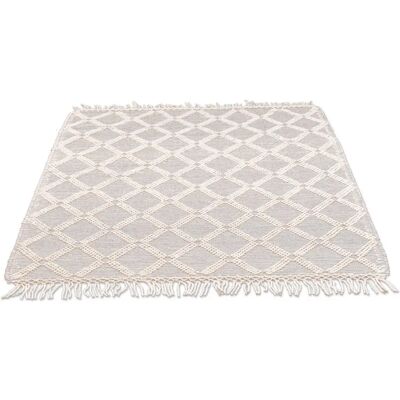 TOM TAILOR HOME Farbiger Makramee Wollteppich - 140x200 cm TOM TAILOR HOME Farbiger Makramee Wollteppich - 140x200 cm