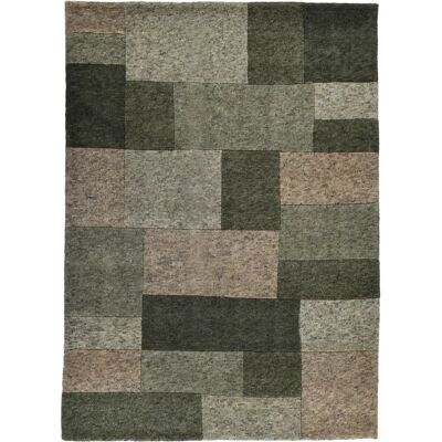 THEKO Dalas 7709 Wollteppich - Patchwork Design THEKO Dalas 7709 Wollteppich - Patchwork Design