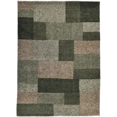 THEKO Wollteppich 190x190cm - Naturwolle Rechteckiger Teppich THEKO Wollteppich 190x190cm - Naturwolle Rechteckiger Teppich