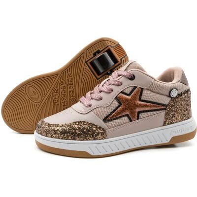 Breezy Rollers STAR Beige Patins en Ligne - Patins en Ligne - Publicité Breezy Rollers STAR Beige Patins en Ligne - Patins en Ligne - Publicité