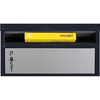 SafePost TIAMAT - silber/anthrazit - 60 L - Paketbox SafePost TIAMAT - silber/anthrazit - 60 L - Paketbox