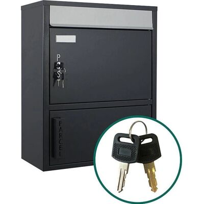 SafePost - 921 TIAMAT - Anthrazit - Parcelfach - Boîte aux lettres - Publicité SafePost - 921 TIAMAT - Anthrazit - Parcelfach - Boîte aux lettres - Publicité