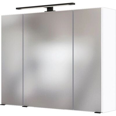 WELLTIME Luena Spiegelschrank - 3 Türen, LED, 80cm WELLTIME Luena Spiegelschrank - 3 Türen, LED, 80cm