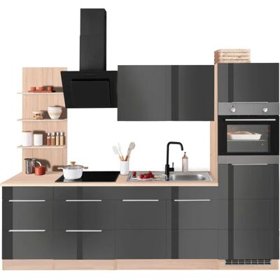 Kochstation KS-Brindisi 270cm Küchenzeile - Küchenmodul Kochstation KS-Brindisi 270cm Küchenzeile - Küchenmodul