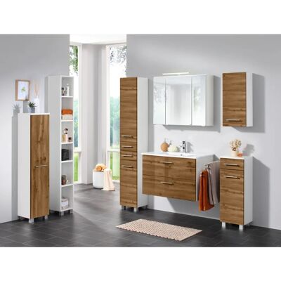 WELLTIME Trento - Wotaneiche Badschrank WELLTIME Trento - Wotaneiche Badschrank