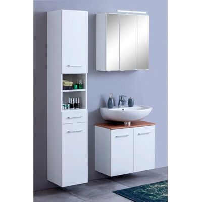 WELLTIME Avignon Badezimmermöbel-Set - Weiß, 90x35x200 cm WELLTIME Avignon Badezimmermöbel-Set - Weiß, 90x35x200 cm