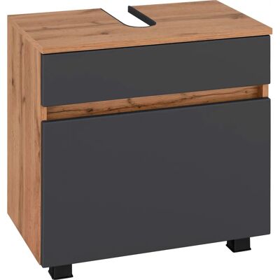 WELLTIME Lucca Badezimmer Unterschrank - Soft-Close, Rustikales Design WELLTIME Lucca Badezimmer Unterschrank - Soft-Close, Rustikales Design