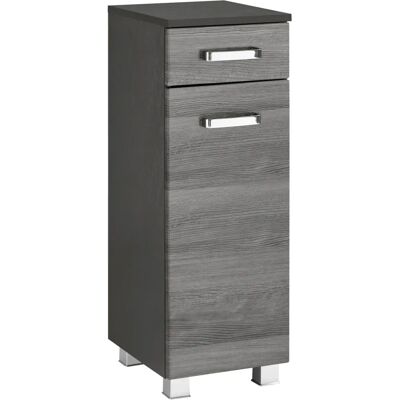 WELLTIME Ravenna Bad-Unterschrank - Grau - Soft-Close Türen WELLTIME Ravenna Bad-Unterschrank - Grau - Soft-Close Türen