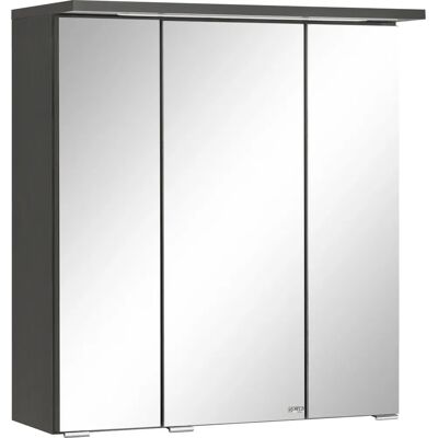 Held Möbel Lucca Spiegelschrank - LED-Beleuchtung, 3 Türen, 66cm H Held Möbel Lucca Spiegelschrank - LED-Beleuchtung, 3 Türen, 66cm H