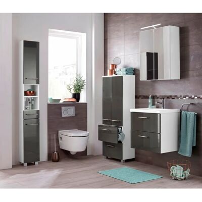 WELLTIME Venedig Badhochschrank - Hochglanz-Fronten WELLTIME Venedig Badhochschrank - Hochglanz-Fronten
