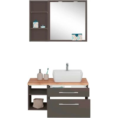 WELLTIME Davos Badezimmer-Set - Badmöbel WELLTIME Davos Badezimmer-Set - Badmöbel