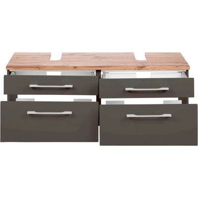 WELLTIME Davos Wandmontierter Badezimmerunterschrank - 120x41x47 cm WELLTIME Davos Wandmontierter Badezimmerunterschrank - 120x41x47 cm
