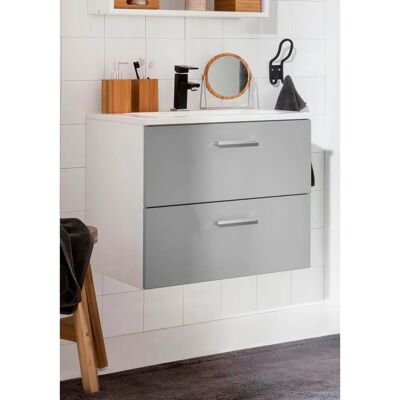 Welltime Ribera Badmöbel - Weiß/Grau - 60cm Welltime Ribera Badmöbel - Weiß/Grau - 60cm