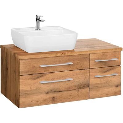 WELLTIME Davos Badezimmermöbel - Verstellbare Regale, Einfache Montage, Modernes Design WELLTIME Davos Badezimmermöbel - Verstellbare Regale, Einfache Montage, Modernes Design