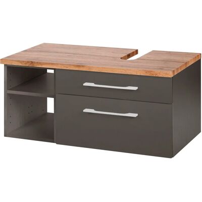 WELLTIME Davos Badschrank - Siphonausschnitt rechts - 90cm WELLTIME Davos Badschrank - Siphonausschnitt rechts - 90cm