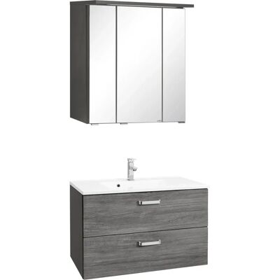WELLTIME Ravenna Badmöbel-Set - Soft-Close, LED, Glasregale WELLTIME Ravenna Badmöbel-Set - Soft-Close, LED, Glasregale