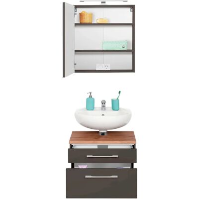 WELLTIME Davos Badezimmer-Set - Kastenmöbel-Sets WELLTIME Davos Badezimmer-Set - Kastenmöbel-Sets