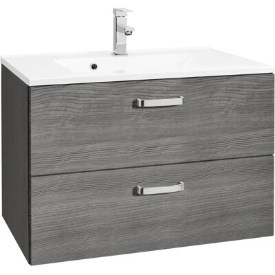 Welltime Ravenna Grauer Waschtisch - Waschtisch Welltime Ravenna Grauer Waschtisch - Waschtisch