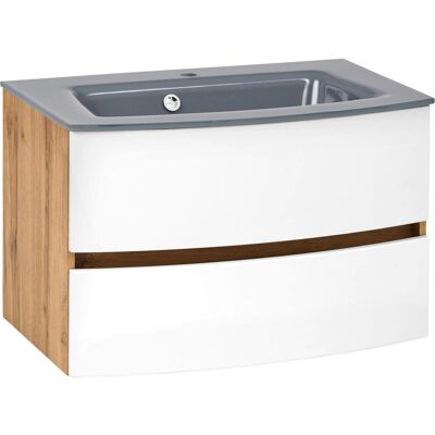Held Kopenhagen Waschtisch - 80cm, Weiß, 1 Becken Held Kopenhagen Waschtisch - 80cm, Weiß, 1 Becken