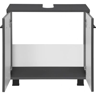 WELLTIME Trento Badezimmer Schrank - 60x54x35 cm, 2 Türen, MDF WELLTIME Trento Badezimmer Schrank - 60x54x35 cm, 2 Türen, MDF
