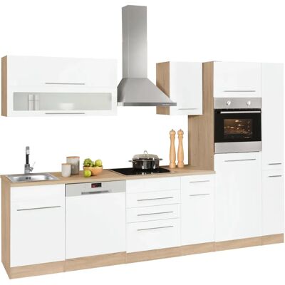 Kochstation KS-Eton - Komplettküchen-Set - 300cm, weiß Kochstation KS-Eton - Komplettküchen-Set - 300cm, weiß
