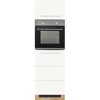 Kochstation KS-Wien Küchenunterschrank - 60cm, Weiß/Wotaneiche, 2 Türen Kochstation KS-Wien Küchenunterschrank - 60cm, Weiß/Wotaneiche, 2 Türen