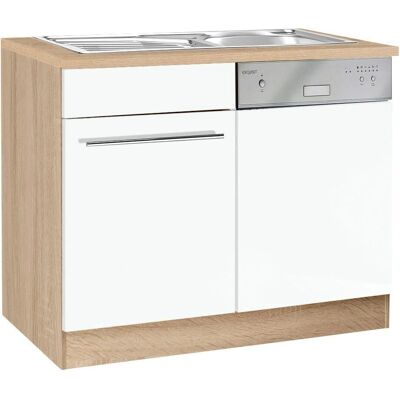 Held Möbel Eton Küchenschrank - Weiß Matt, 110cm Breite Held Möbel Eton Küchenschrank - Weiß Matt, 110cm Breite