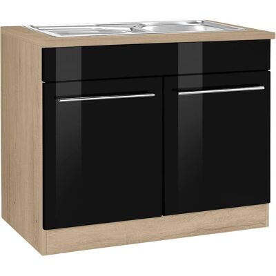 Held Möbel Eton Küchenschrank - 2 Türen, 100x60x85 cm - Küchenserie Held Möbel Eton Küchenschrank - 2 Türen, 100x60x85 cm - Küchenserie
