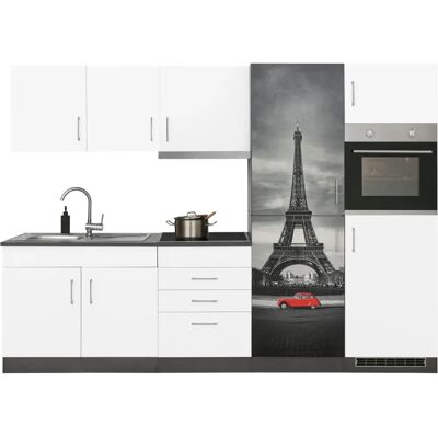 Kochstation KS-Paris - Küchenzeile mit E-Geräten Kochstation KS-Paris - Küchenzeile mit E-Geräten