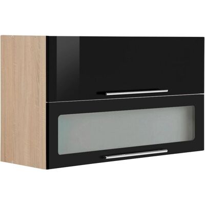 Held Möbel Eton Wand Schrank - Hochglanz, 100cm breit, 57cm hoch, 34cm tief - Küchenserie Held Möbel Eton Wand Schrank - Hochglanz, 100cm breit, 57cm hoch, 34cm tief - Küchenserie