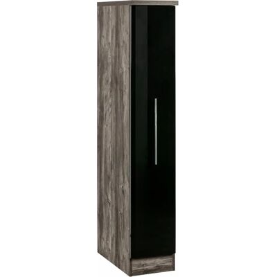 Kochstation KS-Samos Apothekerschrank - hochglanz schwarz & Eiche Vintage Kochstation KS-Samos Apothekerschrank - hochglanz schwarz & Eiche Vintage