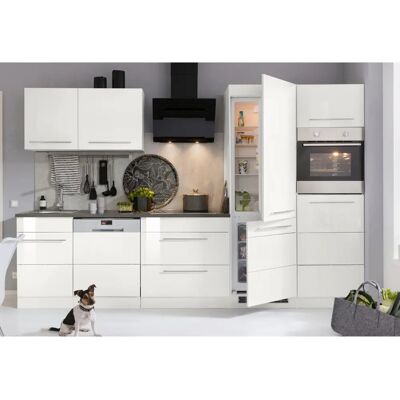 Kochstation KS-Trient Küchenzeile - Weiß, 310cm x 60cm - Küchenunterschrank Kochstation KS-Trient Küchenzeile - Weiß, 310cm x 60cm - Küchenunterschrank