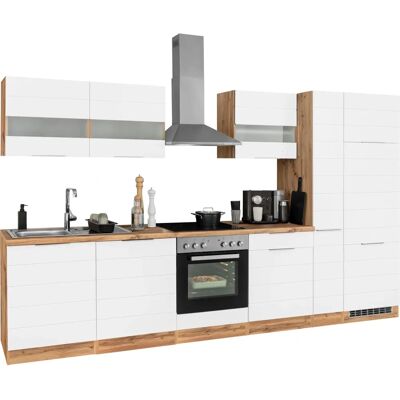Kochstation KS-Luhe - Küchenzeile, weiß, 330cm Kochstation KS-Luhe - Küchenzeile, weiß, 330cm