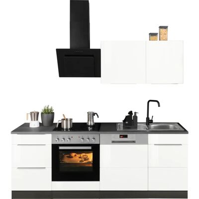 Kochstation KS-Brindisi - Modulares Küchenset - 220cm Kochstation KS-Brindisi - Modulares Küchenset - 220cm
