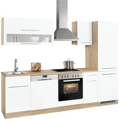 Kochstation KS-Eton Küchenzeile - 270cm x 60cm - Weiß Kochstation KS-Eton Küchenzeile - 270cm x 60cm - Weiß