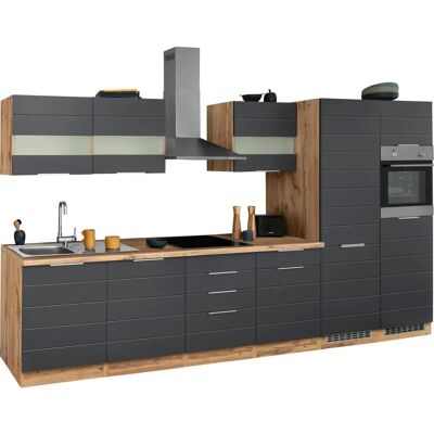 Kochstation KS-Luhe Wotaneiche Küchenzeile - Kitchen Unit Kochstation KS-Luhe Wotaneiche Küchenzeile - Kitchen Unit