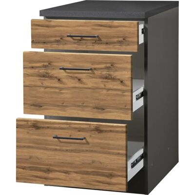 HELD MÖBEL Trier Küchenunterschrank - 50x85x60cm - grau HELD MÖBEL Trier Küchenunterschrank - 50x85x60cm - grau
