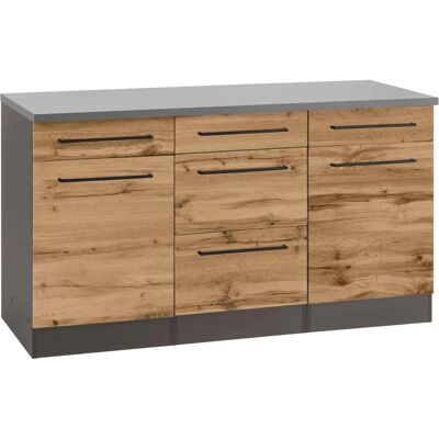 Kochstation KS-Tulsa - 150cm Küchenunterschrank Kochstation KS-Tulsa - 150cm Küchenunterschrank