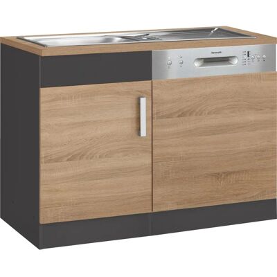 HELD MÖBEL Gera Küchenschrank - 110x85x60 cm - Grau HELD MÖBEL Gera Küchenschrank - 110x85x60 cm - Grau