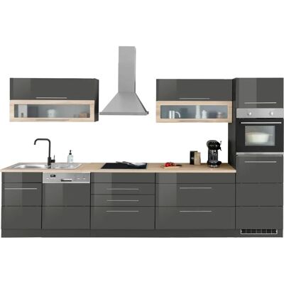 Kochstation KS-Wien - Komplettküchen-Set - 350cm x 60cm Kochstation KS-Wien - Komplettküchen-Set - 350cm x 60cm