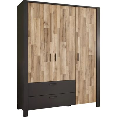 BEGABINO Dallas Kleiderschrank - 3-türig, Soft-Close, Hergestellt in Europa BEGABINO Dallas Kleiderschrank - 3-türig, Soft-Close, Hergestellt in Europa