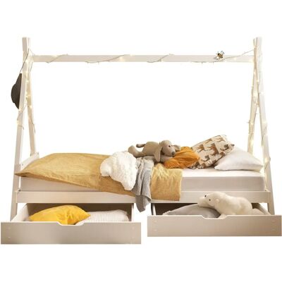 BEGABINO Sora Weiß Bettschubkasten-Set - Bettart BEGABINO Sora Weiß Bettschubkasten-Set - Bettart