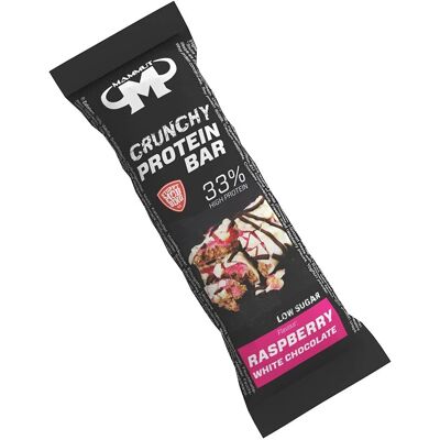 Mammut Himbeer Weiße Schokolade Proteinriegel - Knusprig - 12x45g Mammut Himbeer Weiße Schokolade Proteinriegel - Knusprig - 12x45g