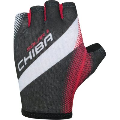 Chiba - Solar II - Schwarz/Rot - M - Fahrrad-Handschuhe Chiba - Solar II - Schwarz/Rot - M - Fahrrad-Handschuhe